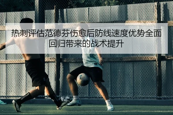 热刺评估范德芬伤愈后防线速度优势全面回归带来的战术提升
